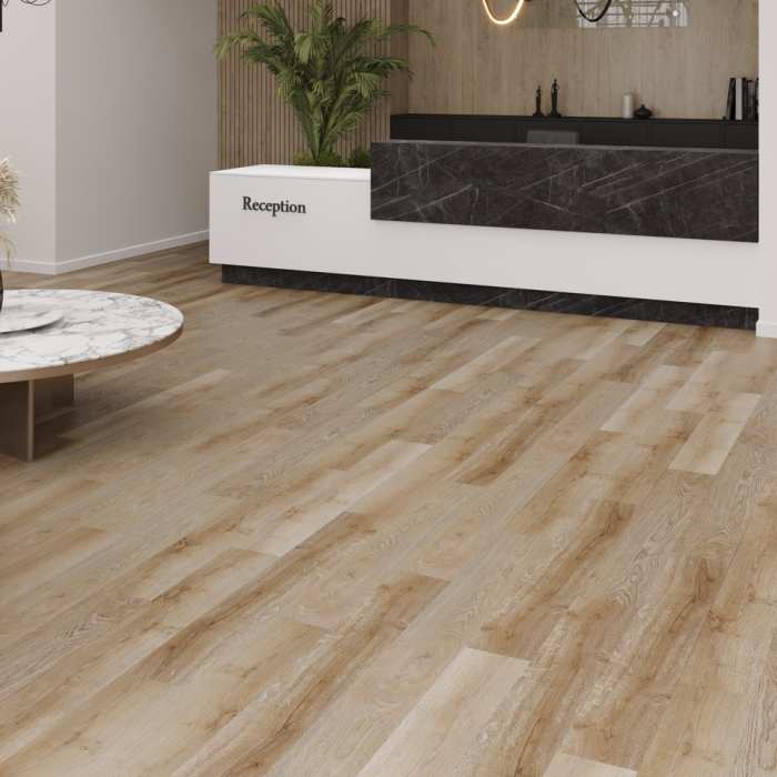 SPC ламинат CronaFloor Nano Дуб Светлый №7