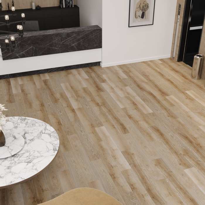 SPC ламинат CronaFloor Nano Дуб Светлый №8