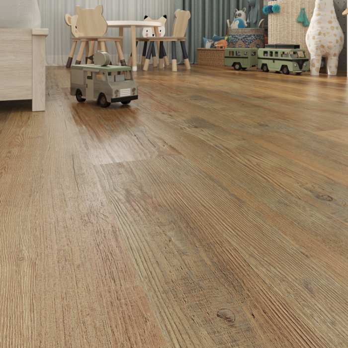 SPC ламинат CronaFloor Nano Сосна Медовая №4