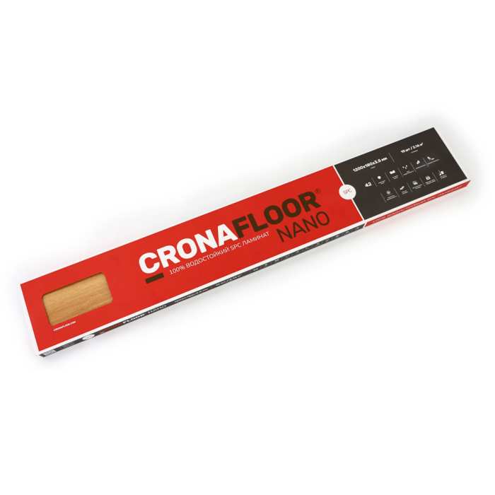 SPC ламинат CronaFloor Nano Дуб Мореный №11