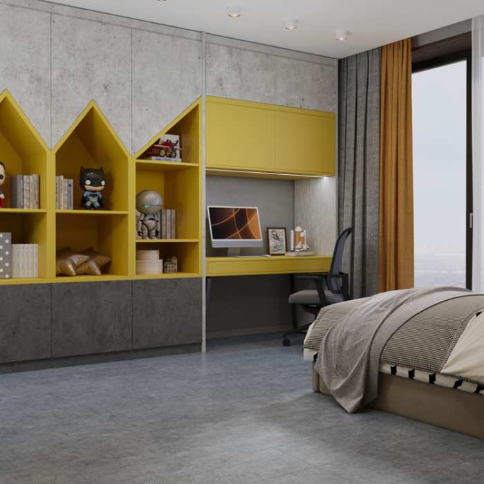 SPC ламинат CronaFloor Stone Мелли Грей №6