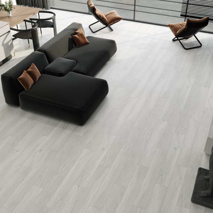 SPC ламинат CronaFloor Wood Дуб Серебристый №3