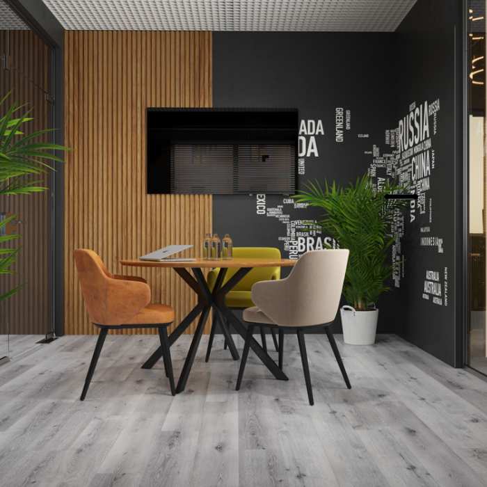 SPC ламинат CronaFloor Wood Дуб Серый №2