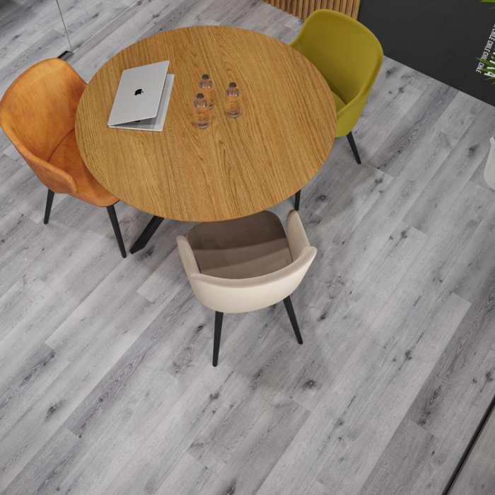 SPC ламинат CronaFloor Wood Дуб Серый №3