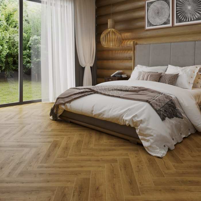 SPC ламинат CronaFloor Herringbone 2.0 Дуб Анже H016