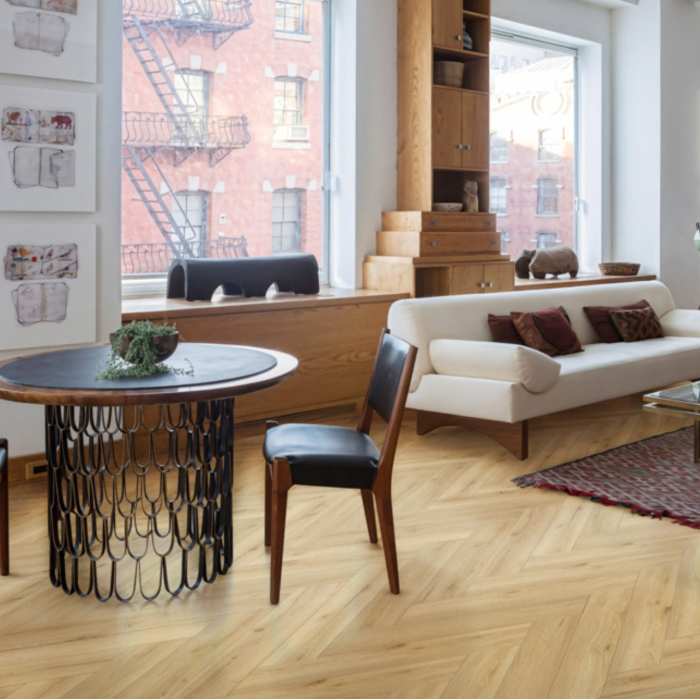 SPC ламинат CronaFloor Herringbone 2.0 Дуб Кан H011