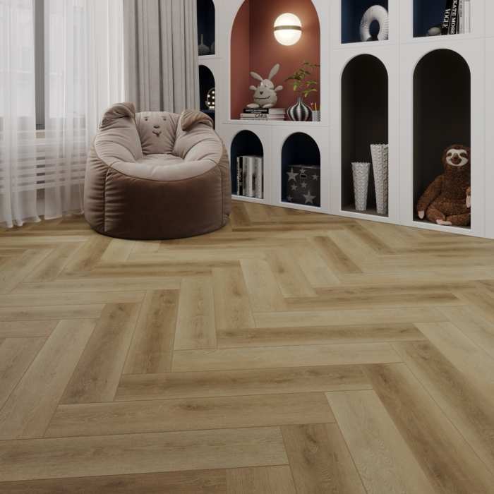SPC ламинат CronaFloor Herringbone 2.0 Дуб Лимож H020