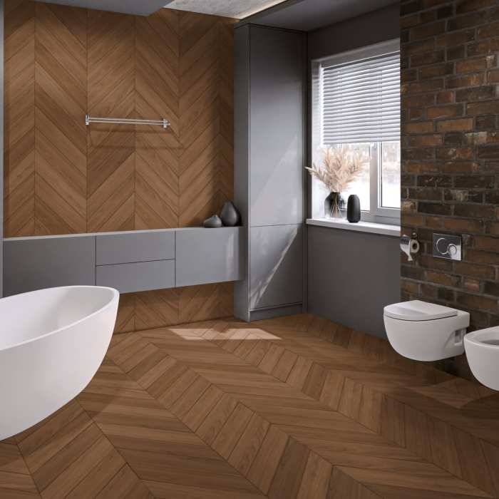 Кварцвиниловая плитка Damy Floor Chevron LVT Блуа DF08-Ch-LVT №4