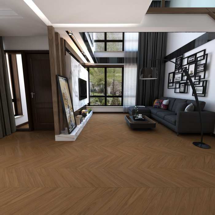 Кварцвиниловая плитка Damy Floor Chevron LVT Блуа DF08-Ch-LVT №2