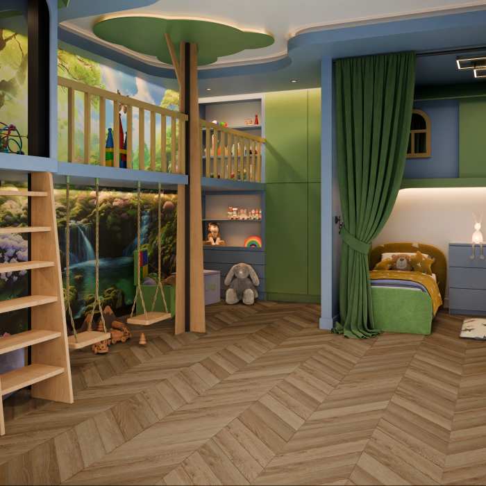 Кварцвиниловая плитка Damy Floor Chevron LVT Лувр DF04-Ch-LVT №6