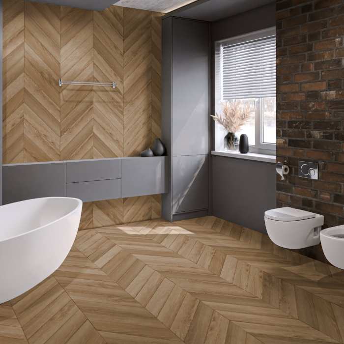 Кварцвиниловая плитка Damy Floor Chevron LVT Лувр DF04-Ch-LVT №10