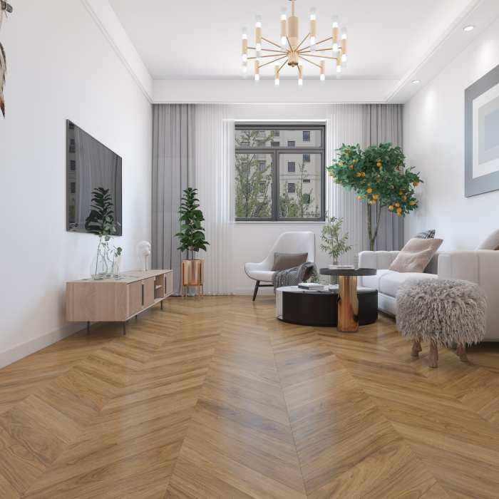 Кварцвиниловая плитка Damy Floor Chevron LVT Монсоро DF09-Ch-LVT №11