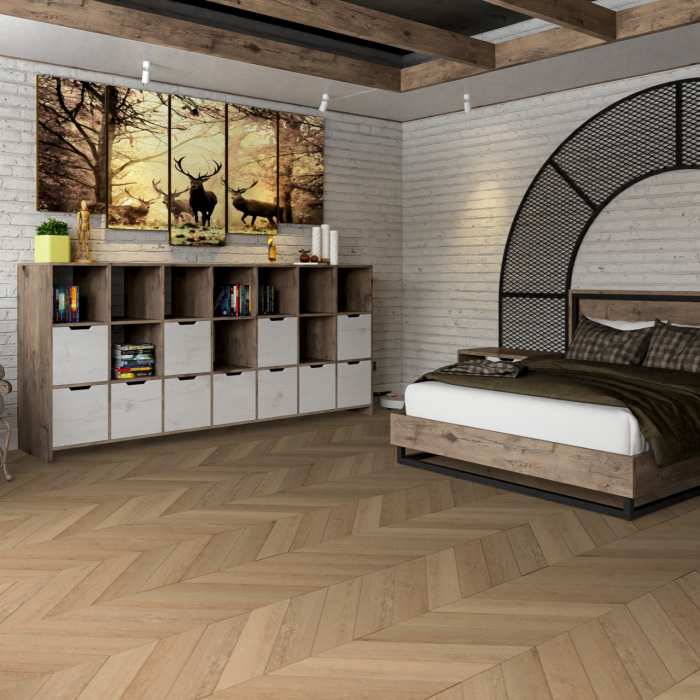 Кварцвиниловая плитка Damy Floor Chevron LVT Сен-Клу DF10-Ch-LVT №3