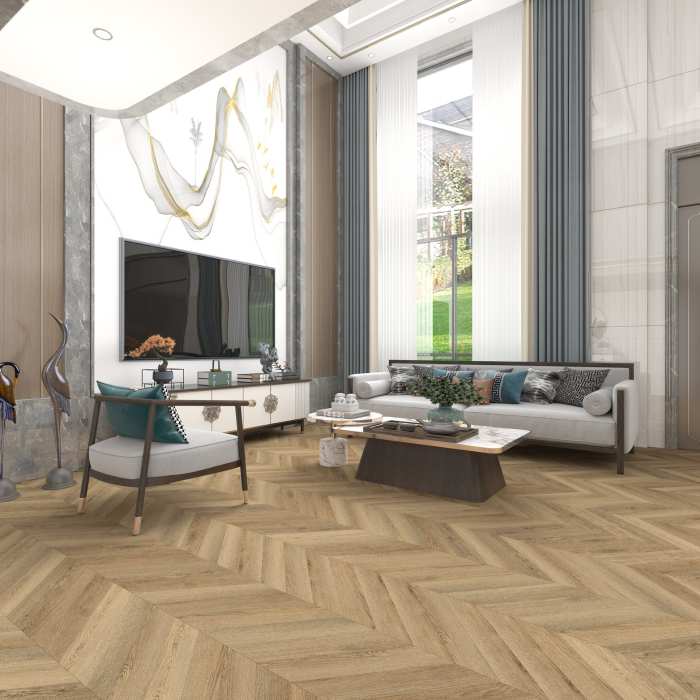 Кварцвиниловая плитка Damy Floor Chevron LVT Сен-Клу DF10-Ch-LVT №8