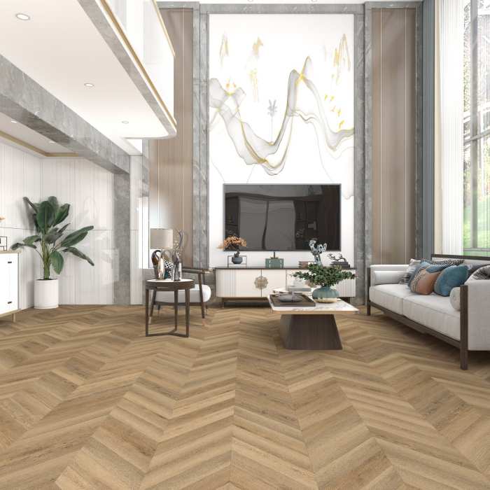 Кварцвиниловая плитка Damy Floor Chevron LVT Сен-Клу DF10-Ch-LVT №9