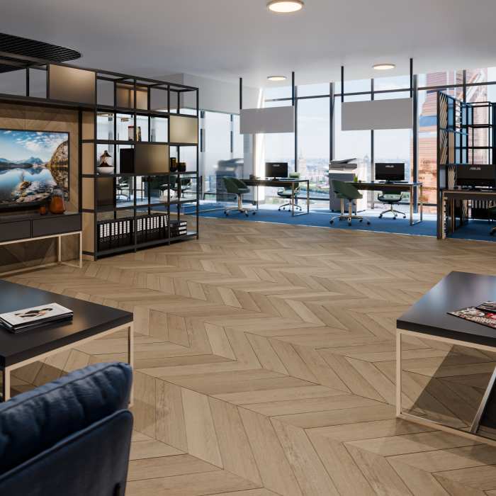 Кварцвиниловая плитка Damy Floor Chevron LVT Сен-Клу DF10-Ch-LVT №10