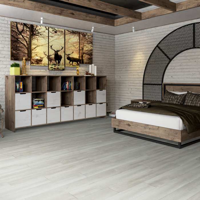 Кварцвиниловая плитка Damy Floor Family LVT Дуб Зимний TCM304-3-LVT №9