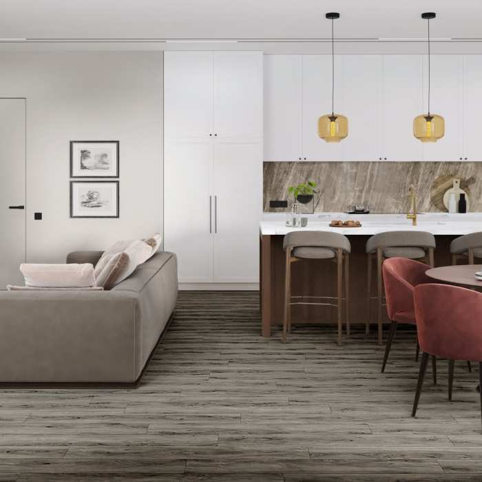 Кварцвиниловая плитка Damy Floor Family LVT Дуб Кантри TCM359-25-LVT №6