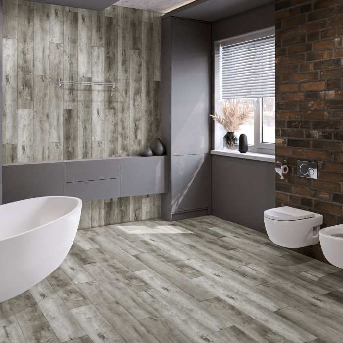Кварцвиниловая плитка Damy Floor Family LVT Дуб Рустикальный Серый TCM369-28-LVT №10