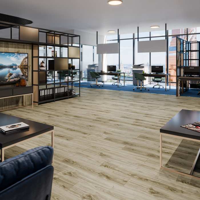 Кварцвиниловая плитка Damy Floor Family LVT Дуб Белый SL3739-3-LVT №12