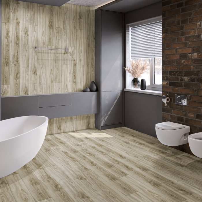 Кварцвиниловая плитка Damy Floor Family LVT Дуб Белый SL3739-3-LVT №13