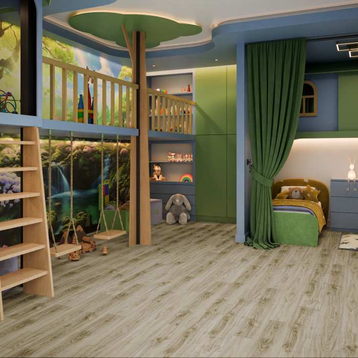Кварцвиниловая плитка Damy Floor Family LVT Дуб Белый SL3739-3-LVT №2