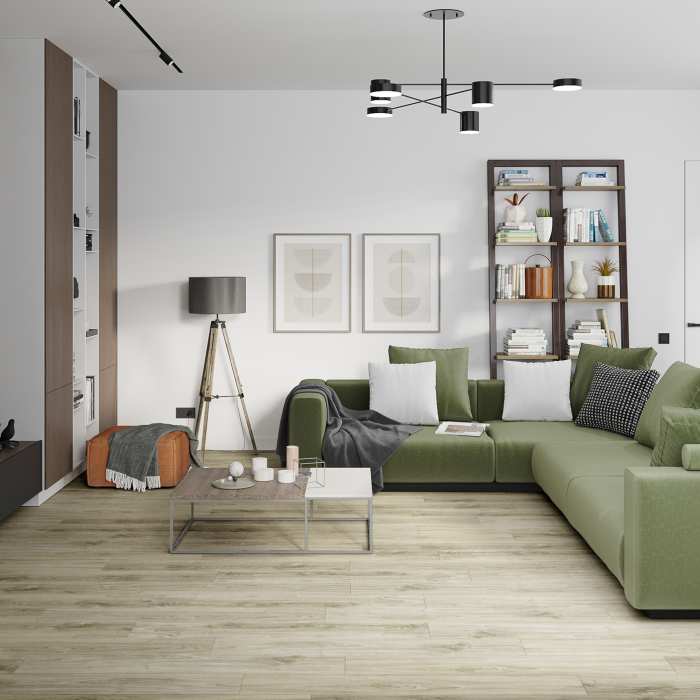 Кварцвиниловая плитка Damy Floor Family LVT Дуб Белый SL3739-3-LVT №3