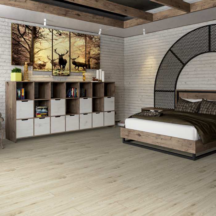 Кварцвиниловая плитка Damy Floor Family LVT Дуб Светлый TCM285-15-LVT №8
