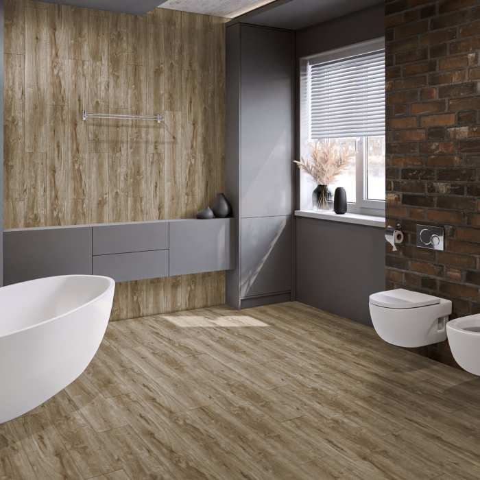 Кварцвиниловая плитка Damy Floor Family LVT Дуб Имбирный 248-8-LVT №9