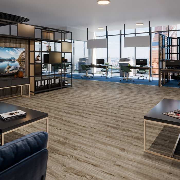 Кварцвиниловая плитка Damy Floor Family LVT Дуб Имбирный 248-8-LVT №6