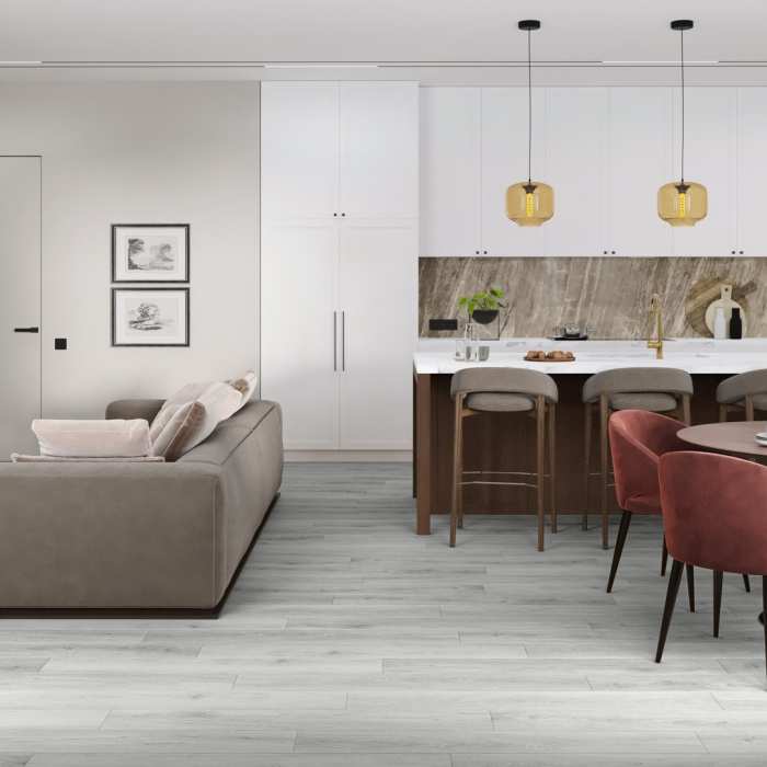 Кварцвиниловая плитка Damy Floor Family LVT Дуб Альпийский 1536-2-LVT №13
