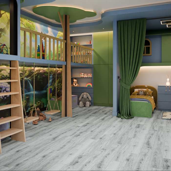 Кварцвиниловая плитка Damy Floor Family LVT Дуб Альпийский 1536-2-LVT №18