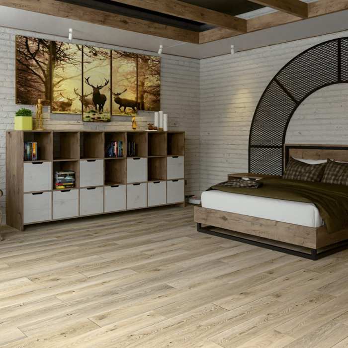 Кварцевый SPC ламинат Damy Floor Family Дуб Кавказский 9531-2A №5
