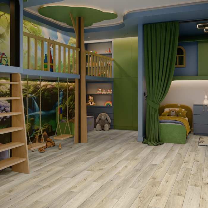 Кварцевый SPC ламинат Damy Floor Family Дуб Кавказский 9531-2A №6