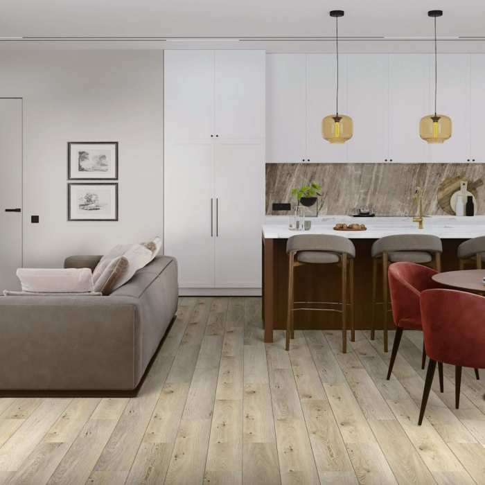 Кварцевый SPC ламинат Damy Floor Family Дуб Кавказский 9531-2A