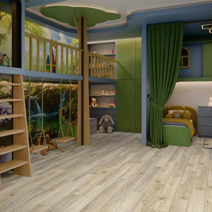 SPC ламинат Damy Floor Family Дуб Кавказский 9531-2А №3