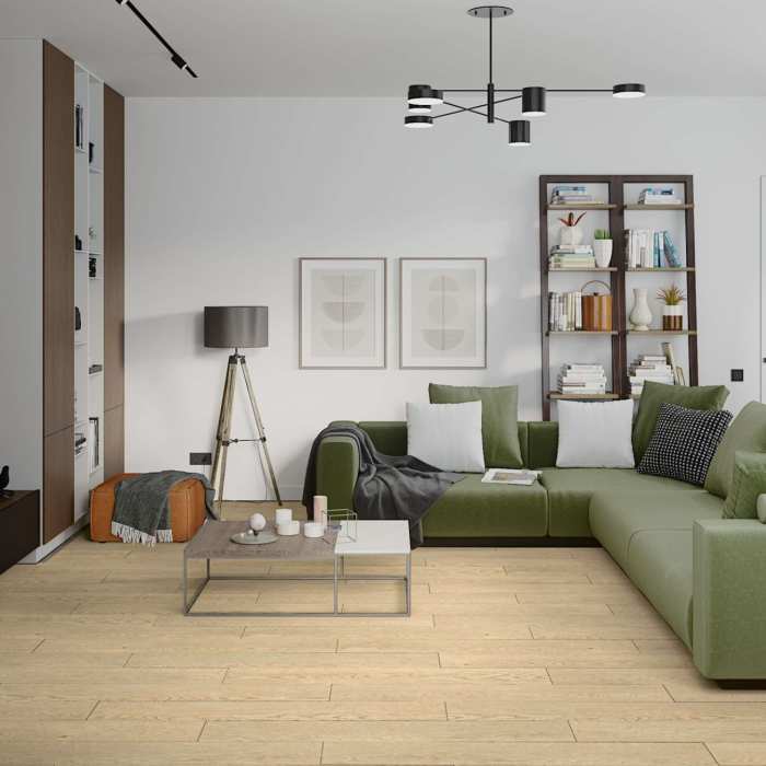 SPC ламинат Damy Floor Family Дуб Латте 0030-2 №8