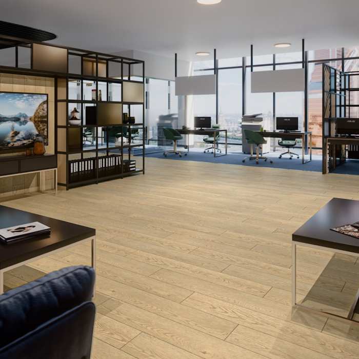 SPC ламинат Damy Floor Family Дуб Латте 0030-2 №2
