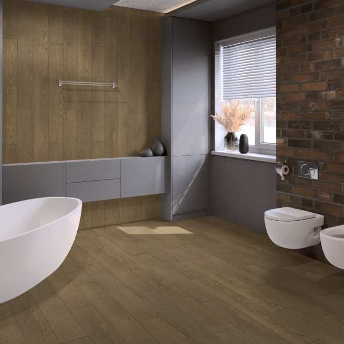 Кварцвиниловая плитка Damy Floor Family LVT Дуб Мокко 0030-6-LVT №2
