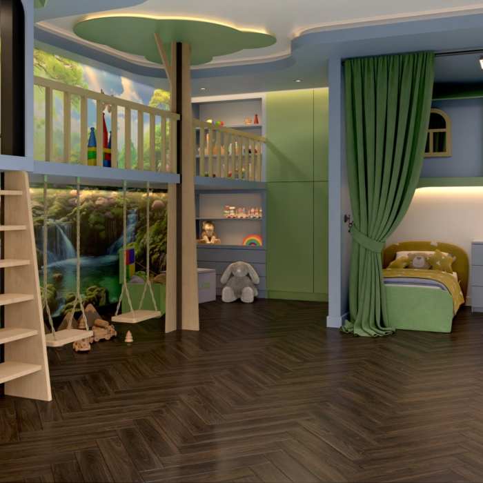 Инженерная паркет «английская ёлочка» Damy Floor Luxury Каштановый №3