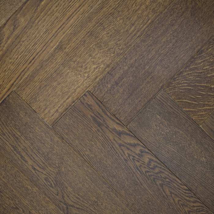 Инженерная паркет «английская ёлочка» Damy Floor Luxury Ореховый №2