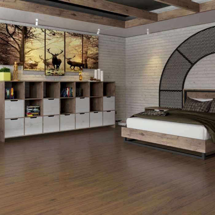 Инженерная паркетная доска Damy Floor Luxury Ореховый