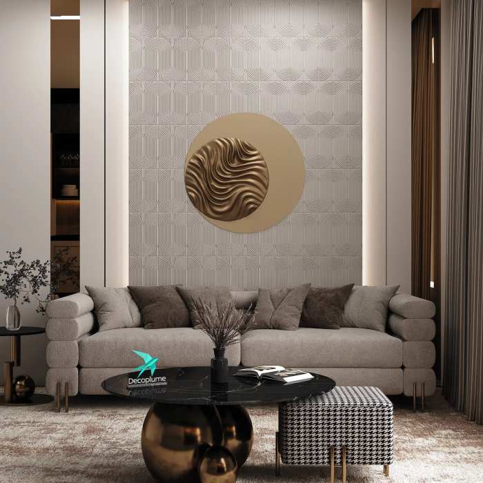 Композитная декоративная панель Decoplume Wave 5 (295*99*10мм) №4