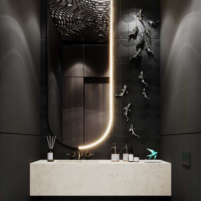 Композитная декоративная панель Decoplume Wave 6 (295*99*10мм) №3