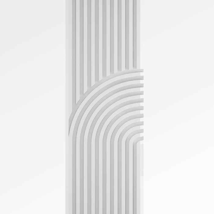 Композитная декоративная панель Decoplume Wave 9 (295*99*10мм)