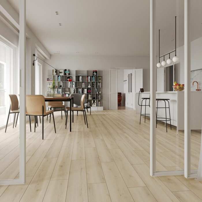 SPC ламинат Evofloor Home L-20096 Дуб Белый №4