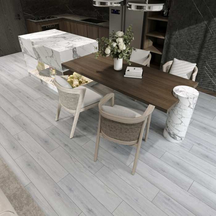 SPC ламинат Evofloor Home L-20347 Дуб Серый №4