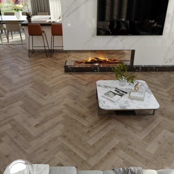 SPC ламинат Evofloor Parquet HP 0271 Каштан №7