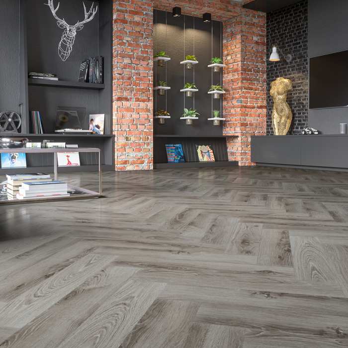 Кварцевый SPC ламинат Fargo Parquet Дуб Скальный 33-385-2