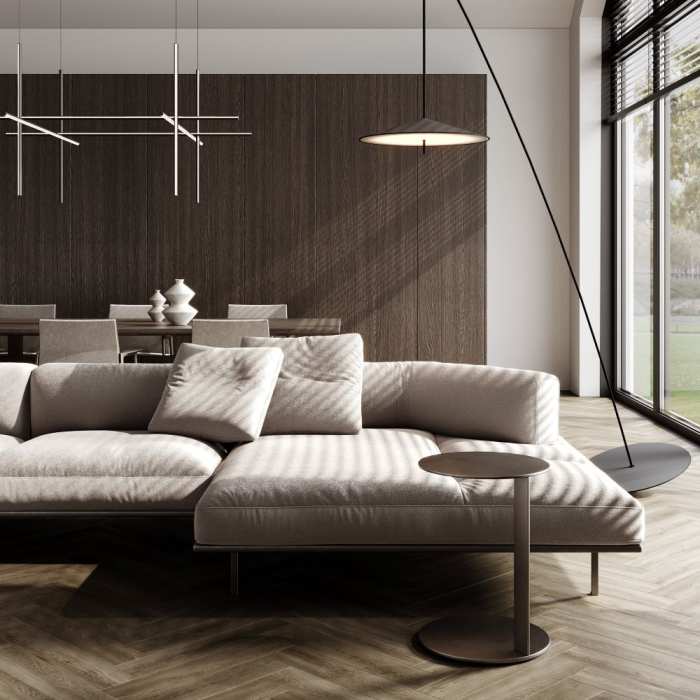 Кварцевый SPC ламинат Fargo Bevel Parquet Дуб Тихуана 33-6191-7 №2